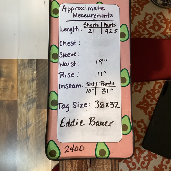 Eddie Bauer Men's Green Convertible Cargo Quick Dry Pants - Picture 6 of 6